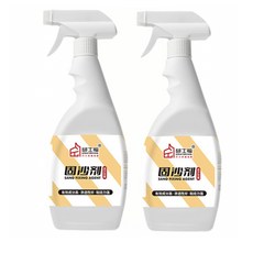 1/1+1 [뿌리는 영구 고정] 벽과 바닥 겸용 방청 방습 경화제 모래 고정제 시멘트 습기 처리제경화, 500ml