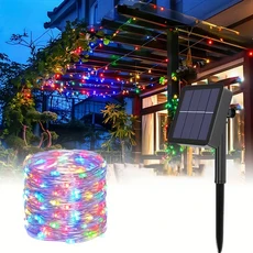 EID 무바라크 장식품 어머니의 날 태양열 요정 조명 야외 가랜드 스트링 파티 램프, 08 Multicolor, 04 4m 20LEDs