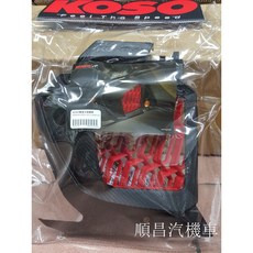 KOSO SMAX155 FORCE 導風水箱護罩 蜂巢水箱 卡夢壓花, 1個, KOSO 專用水箱罩護網變色藍