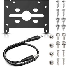 백업 카메라 브래킷 어댑터 포 퓨리온 RV 사전 배선 마운트 후방 보기 후진 장착 커버 플레이트 키트 와 전원 피그테일 와이어 5번째 휠 여행용 트레일러 설치된 해외 직배송