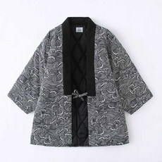 일본풍 깔깔이 퀼팅 유카타 가운 누빔 기모노패딩