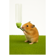 햄스터 급수기 80ml 피그미다람쥐 기니피그 소형, 1개, 그린가든