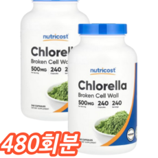 뉴트리코스트 클로렐라, 1개, 480회분