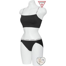 [백화점매장출고] 게스언더웨어 게스 컴포트쿨링 블랙 브라탑 팬티세트(OCWBR291BK/OCWBP291BK)