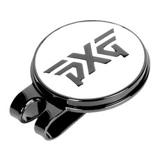 PXG 볼마커 캡 클립 마그네틱 골프 악세사리 자석 마크, 블랙, 1개