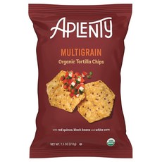 Aplenty 유기농 통곡물 토르티야 칩, 213g, 1개