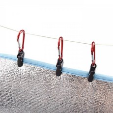 클립 5P 타포린 고정비너 캠핑 텐트 타프 방풍 카라 jck+0763qa