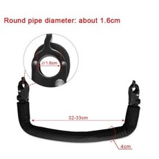 피크닉 캠핑 소풍 조절 가능한 유모차 핸들 바 팔걸이 범퍼 베이비 Gip Cosatto Supa Silver Cross Pop 2 용, Diameter -1.6 cm