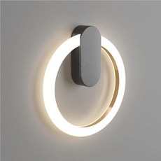 브러 브라스 브래킷이 있는 DHFIRUFSHLO 원형 침대 옆 G9 벽 램프 화장실 주방 거실 및 실내 장식을 위한 현대적인 벽걸이 조명기구골드 스몰, Gold, Small