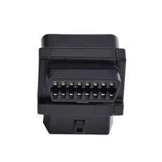 汽車一分二連接器 OBD擴展專用 16針16芯分接器 OBD一轉二插頭 16Pin轉換頭 分接器 抬頭顯示器, 1個, A款【開口朝下】