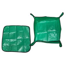 防水園藝換土墊，室內盆栽種植清潔墊，可折疊多功能墊，防水防漏好清理, 綠色款