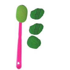 콩콩 스토리 등밀이 때타올 등밀이 1p+ 등자루리필3p 샤워타올 등때밀이 수세미, 1세트, 1개입