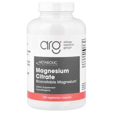 Metabolic Maintenance 마그네슘시트레이트 베지 캡슐 240정(캡슐 1정당 150mg) Maintenance (메타볼릭 메인터넌스), Metabolic Maintenance, 마그네슘시트레, 1개, 240정