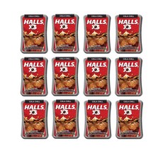 Halls XS 무설탕 콜라 Chill Halls XS 12.6g x 12개