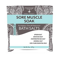수딩터치 배스 솔트 소어 머슬 소크, 227g, 1개