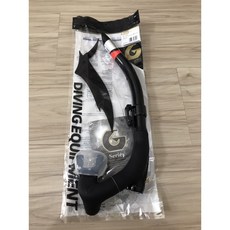 島嶼潛水GULL SUPER BULLET呼吸管 現貨 GS-3180, 黑, 黑