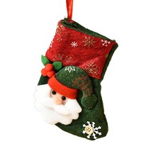 FANCY LIFE 聖誕禮物襪 居家佈置掛件, M3-1 小款聖誕老人, 1個
