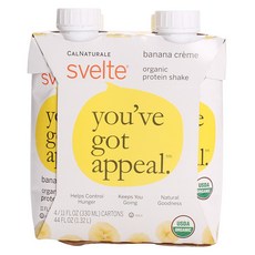 SVELTE 高蛋白奶昔 香蕉奶油, 4個, 4入, 1個