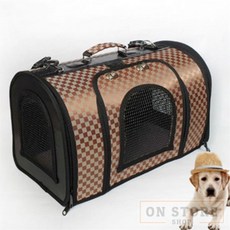 [ON디자인] 투스백 브라운 강아지켄넬