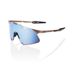 100% 하이퍼크래프트 스포츠 퍼포먼스 무테 선글라스, One Size, 매트 구리 크롬 - 히퍼 블루 멀티레이어 미러 렌즈