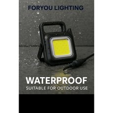 미니메이트 휴대용 COB LED 랜턴 C타입 충전식, 혼합색상, 1개