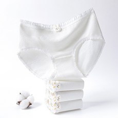 블리스8 주니어 청소년 여아용 오가닉 항균팬티 4p세트