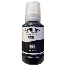 碳粉補給站【附發票/008】L15160/L6490/L6580全新副廠防水墨水T06G150 T06G450, 黑色, 1個