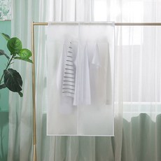 반투명 옷걸이 가리개 먼지덮개 자취방 행거 가림막, 1개, 1개입