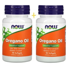 1+1 나우푸드 오레가노 오일 카르바크롤 카바크롤 티몰 90정 Oregano Oil, 2개