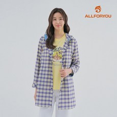 여성 체크 장기장 후드 블라우스 ALBLM3211-604_G 3104439