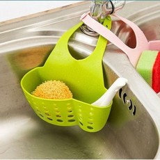 싱크대 건조랙 설거지 수세미걸이 주방 용품 선반 거치대 씽크대 키친 타올 행주걸이_AATRC-001, 1개, 핑크