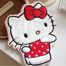 모던시스터즈 캐릭터 핸드 타올 주방 욕실 고리 손 수건 집들이선물, 1개, 키티