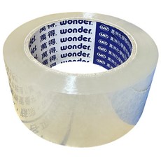 萬得牌 萬得油膠 12200 透明封箱膠帶48mm*90y 透明膠帶 農產膠帶 蔬果膠帶 冷凍膠帶 低溫膠帶 封箱膠帶 油膠膠帶, 含稅負發票, 120個