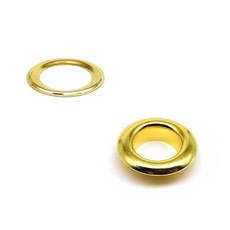 재봉 미싱 100 세트 2.5mm 3mm 4mm 5mm 6mm 8mm 10mm 12mm 가죽 가방 신발 벨트 캡 옷 구멍 와셔 그로멧 링 공기 리벳, [00] inner diameter 3mm, [00] golden