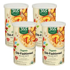 365 Whole Foods Market 365 홀푸드마켓 올드패션드 롤드 오트 귀리 510g, 4개