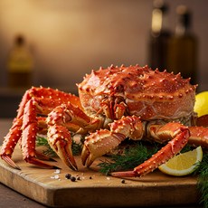 데일리프룻 러시아 A급 자숙 레드 킹크랩, 1박스, 2.5kg