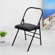 접이식 요가 전문 매트 연습 홈트 스툴 갈색 스펀지, 1개, 블랙 - 일반형