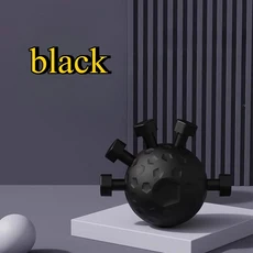 실리콘 다섯 손가락 풀러 손 훈련 풀 벨트 피트니스 저항 로프 반지 강도 운동, 2. black-1pc