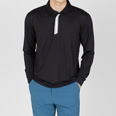 에버페이스 남성 냉감 스판 긴팔 카라 티셔츠