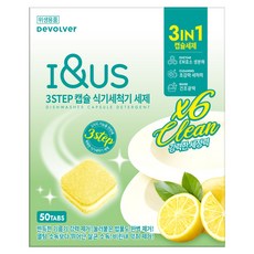 아이앤어스 3Step 식기세척기 세제 50개입, 500g, 1개