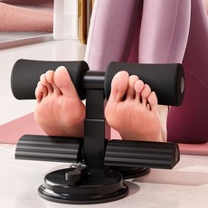 흡착식 윗몸일으키기 운동기구 복근 싯업보드 홈트레이닝 실내운동 벤치, 더블 블루, 더블 블루