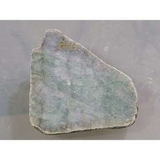 七彩翡翠原石毛料 半明料改口料 局部拋光 1016克, 1個