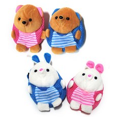 디자인펌프 캐릭터 강아지용 배낭 랜덤1개 애완견가방