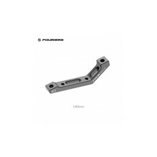 【FOURIERS】卡鉗轉接座 Flat mount前叉轉換Post mount卡鉗轉接座-石頭單車, 1個, 後煞車(140mm)