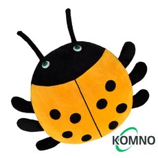 칠성 무당 벌레 인형 모형 32cm 42cm 봉제인형 실내 장식, 노란색, 1개