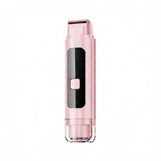 雙頭電動剃毛器 電動除毛 全身防水, 粉色, 1個