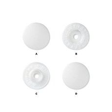 국산 티단추 하이탭 13mm 40세트, 1개, T 501 화이트