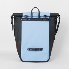 腳踏車包 全防水 馱包 後貨架包, 淺蘭 25L