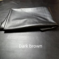 가죽원단 다크 브라운 양가죽 0.7mm 0.8mm 첫 번째 레이어 가죽 진짜 원단. 스커트용 DIY 의, Dark Brown