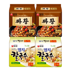 짜왕 + 멸치칼국수, 10개